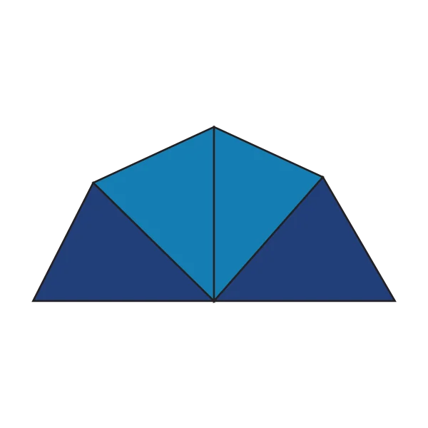 Motoroom – Katlanabilir ve Kişiselleştirilebilir Motor Garajı - Koyu Mavi & Açık Mavi